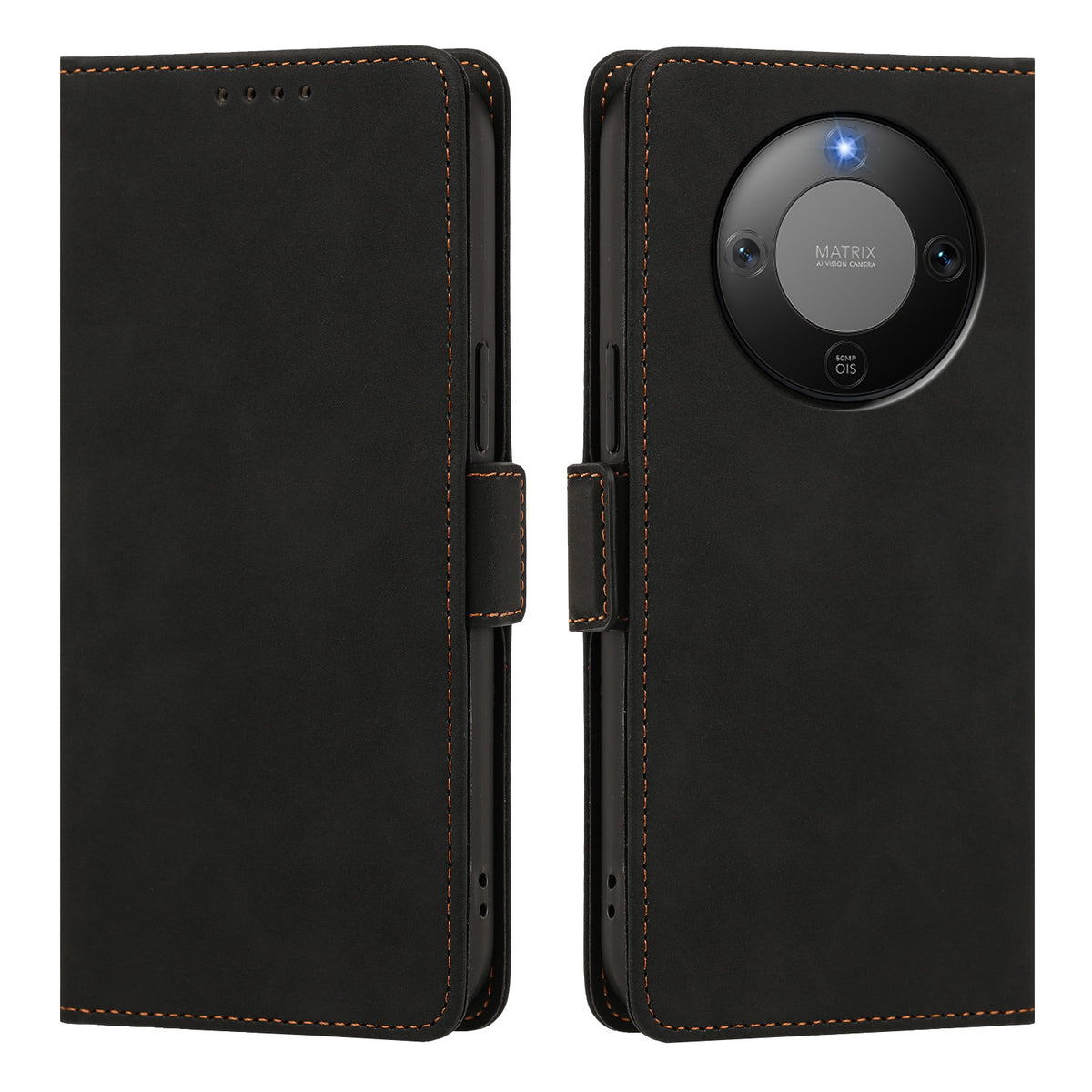 For Honor X9d 5G / Honor Magic8 Lite 5G / Honor X70 5G Case Skin-touch PU Leather Flip Wallet Phone Cover with Wrist Strap