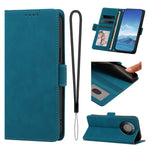 For Honor X9d 5G / Honor Magic8 Lite 5G / Honor X70 5G Case Skin-touch PU Leather Flip Wallet Phone Cover with Wrist Strap