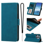 For Xiaomi 17T Case Skin-touch PU Leather Flip Wallet Phone Cover with Wrist Strap
