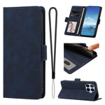 For Xiaomi 17T Case Skin-touch PU Leather Flip Wallet Phone Cover with Wrist Strap