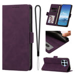 For Xiaomi 17T Case Skin-touch PU Leather Flip Wallet Phone Cover with Wrist Strap