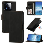 For Xiaomi 17 Max Case Skin-touch PU Leather Flip Wallet Phone Cover with Wrist Strap