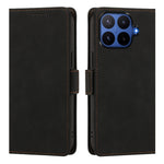 Xiaomi 17T Pro-skal med skin-touch-funktion, PU-läder, flip-plånbok och handledsrem