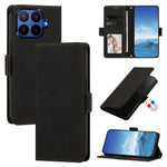 For Xiaomi 17T Pro Case Skin-touch PU Leather Flip Wallet Phone Cover with Wrist Strap
