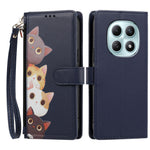 For Xiaomi Poco M8 5G / Xiaomi Redmi Note 15 4G (Global) / Xiaomi Redmi Note 15 5G (Global) Case Cute Cat Pattern PU Leather Flip Wallet Phone Cover with Wrist Strap