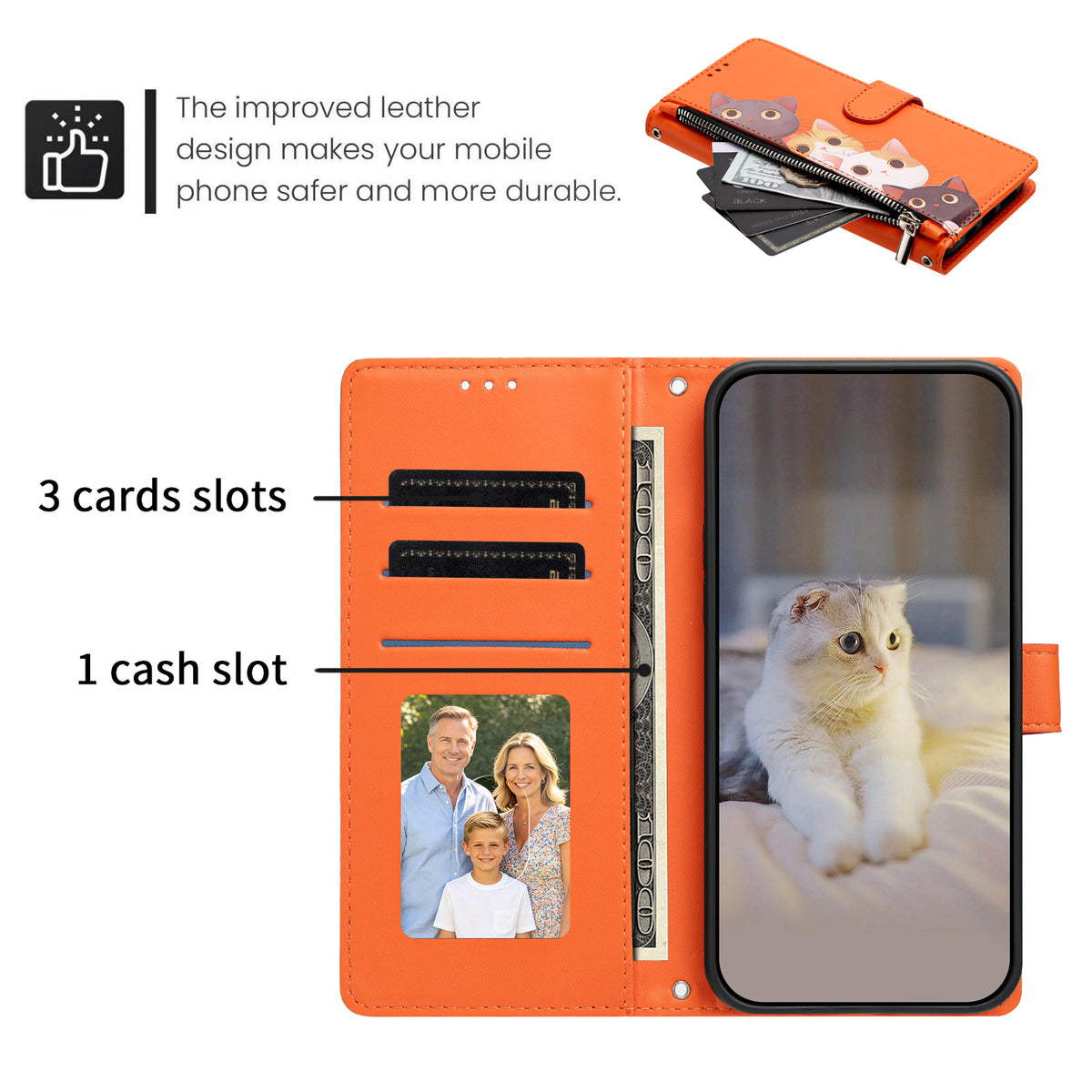 For Xiaomi 17T Case Cute Cat Pattern PU Leather Flip Wallet Phone Cover with Wrist Strap