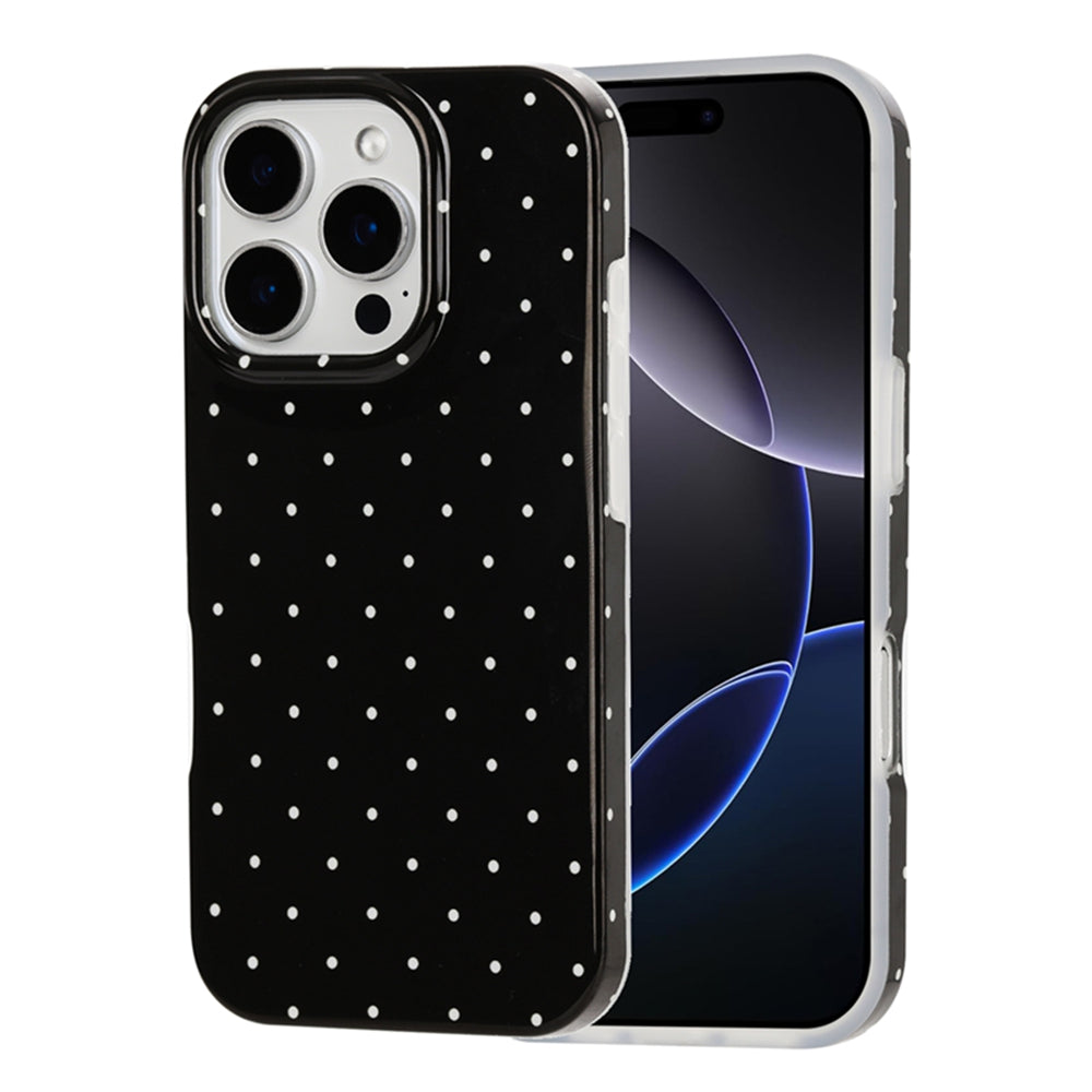 iPhone 13 Pro Max-skal IMD-prickigt TPU-skydd med fallskydd