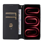 For Xiaomi Poco F9 Ultra 5G / Redmi K100 Pro Max 5G (China) Case Wallet Rhombus Imprinted PU Leather Phone Cover