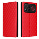 For Xiaomi Poco F9 Ultra 5G / Redmi K100 Pro Max 5G (China) Case Wallet Rhombus Imprinted PU Leather Phone Cover