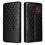 For Xiaomi Poco F9 Ultra 5G / Redmi K100 Pro Max 5G (China) Case Wallet Rhombus Imprinted PU Leather Phone Cover