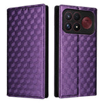 For Xiaomi Poco F9 Ultra 5G / Redmi K100 Pro Max 5G (China) Case Wallet Rhombus Imprinted PU Leather Phone Cover