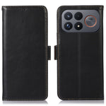 For Xiaomi Redmi K100 Pro Max 5G (China) (China) / Poco F9 Ultra 5G Case RFID Blocking Genuine Cow Leather Wallet Phone Cover