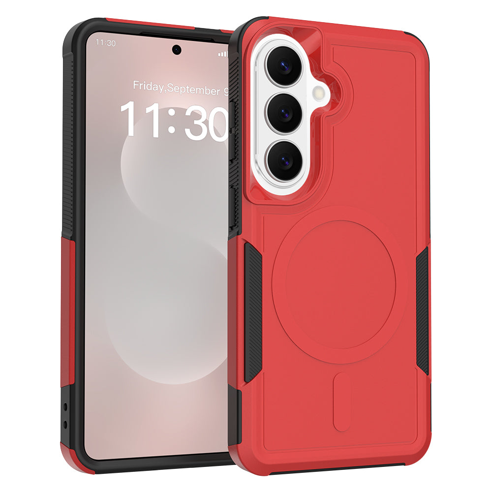 Samsung Galaxy A36 5G / Galaxy A56 5G Magnetiskt skal Dubbelskiktat PC + TPU Stötsäkert mobilskal