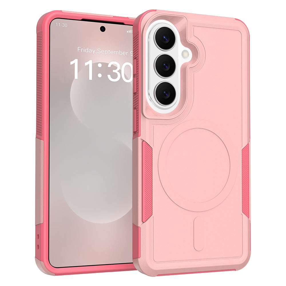 Samsung Galaxy A36 5G / Galaxy A56 5G Magnetiskt skal Dubbelskiktat PC + TPU Stötsäkert mobilskal