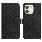 For Xiaomi Redmi Note 17 Pro Max 5G / Xiaomi Redmi Note 17 Pro+ 5G Case Wallet Stand Litchi Texture Genuine Cow Leather Flip Phone Cover