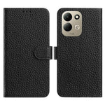 For Xiaomi Redmi 17 5G / Xiaomi Redmi 17 4G Case Wallet Stand Litchi Texture Genuine Cow Leather Flip Phone Cover