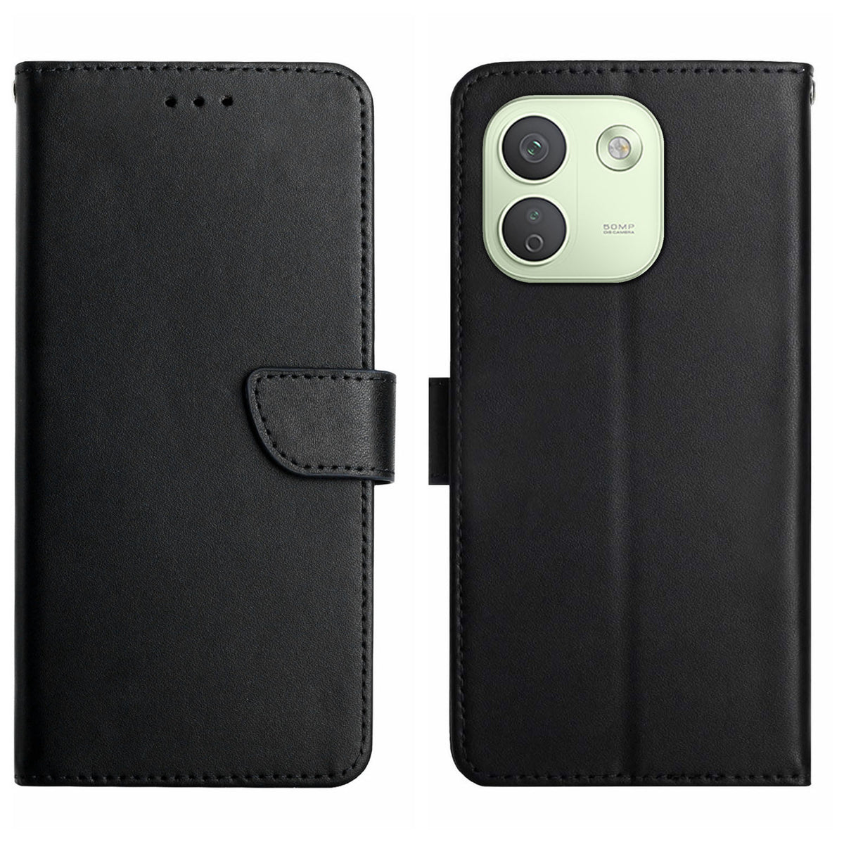 For Xiaomi Redmi Note 17 Pro Max 5G / Xiaomi Redmi Note 17 Pro+ 5G Case Genuine Cow Leather Phone Cover Nappa Texture