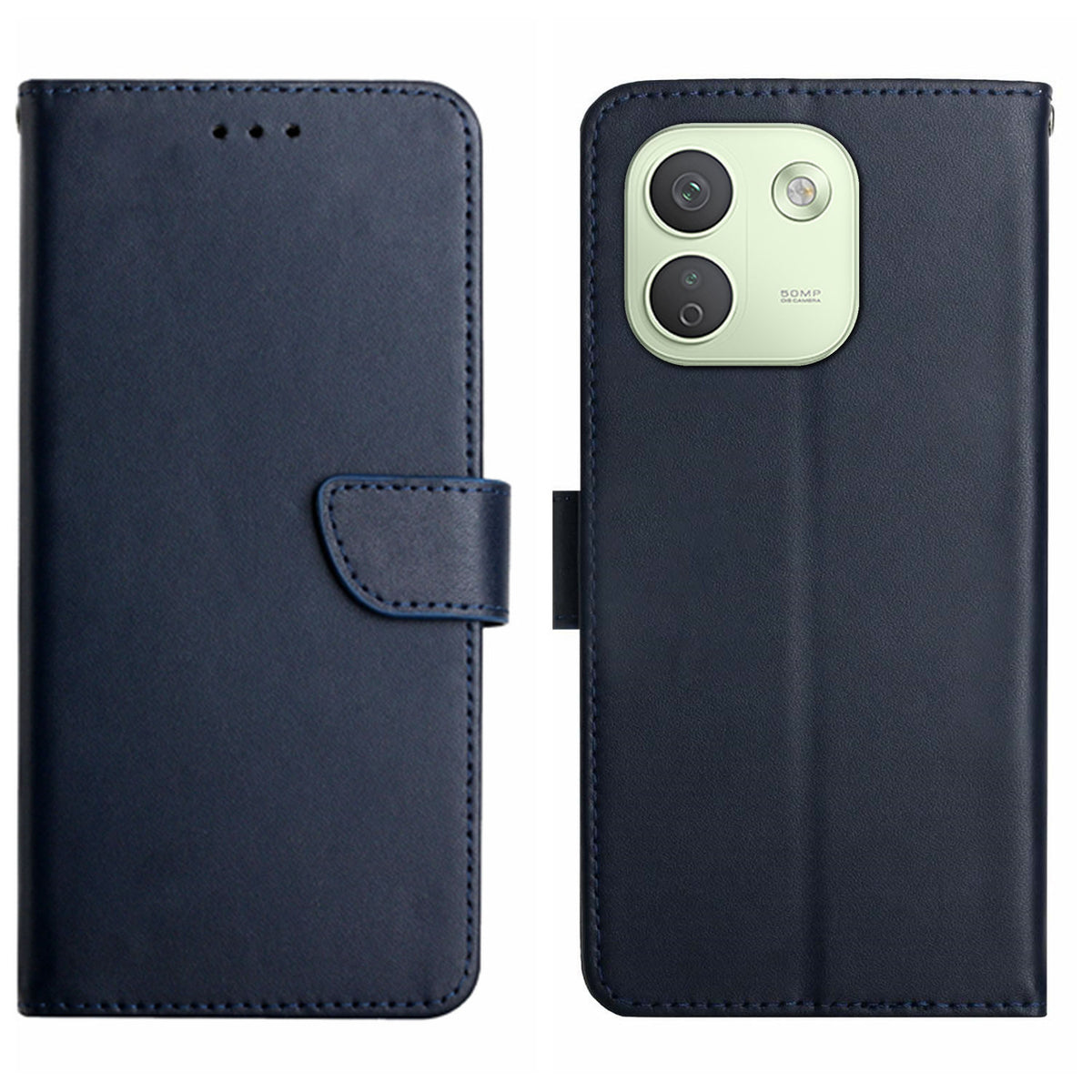 Xiaomi Redmi Note 17 Pro Max 5G / Xiaomi Redmi Note 17 Pro+ 5G-skal i äkta nötskinn, nappatextur.