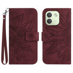 For Xiaomi Redmi Note 17 Pro Max 5G / Xiaomi Redmi Note 17 Pro+ 5G Case Sunflower Imprint Leather Wallet Phone Cover with Wrist Strap