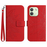 For Xiaomi Redmi Note 17 Pro Max 5G / Xiaomi Redmi Note 17 Pro+ 5G Case Sunflower Imprint Leather Wallet Phone Cover with Wrist Strap