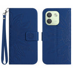 For Xiaomi Redmi Note 17 Pro Max 5G / Xiaomi Redmi Note 17 Pro+ 5G Case Sunflower Imprint Leather Wallet Phone Cover with Wrist Strap
