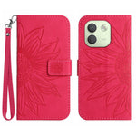 For Xiaomi Redmi Note 17 Pro Max 5G / Xiaomi Redmi Note 17 Pro+ 5G Case Sunflower Imprint Leather Wallet Phone Cover with Wrist Strap