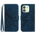 For Xiaomi Redmi Note 17 Pro Max 5G / Xiaomi Redmi Note 17 Pro+ 5G Case Sunflower Imprint Leather Wallet Phone Cover with Wrist Strap