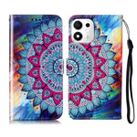For Honor X7e Plus 5G / Honor 600 Smart 5G Case Pattern Leather Wallet Phone Cover with Strap