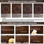 For Samsung Galaxy S25 Case Crazy Horse Texture Genuine Cow Leather RFID Blocking Wallet Phone Cover
