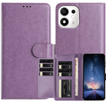 Til Honor X7e Plus 5G / Honor 600 Smart 5G Wallet Telefoncover Stativ PU-læder Folio Flip Cover med 8 kortlommer