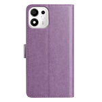 Til Honor X7e Plus 5G / Honor 600 Smart 5G Wallet Telefoncover Stativ PU-læder Folio Flip Cover med 8 kortlommer