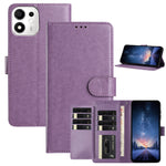 Til Honor X7e Plus 5G / Honor 600 Smart 5G Wallet Telefoncover Stativ PU-læder Folio Flip Cover med 8 kortlommer