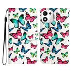 For Honor X7e Plus 5G / Honor 600 Smart 5G Wallet Case  Printed Pattern PU Leather Stand Phone Cover with Strap