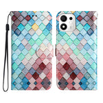 For Honor X7e Plus 5G / Honor 600 Smart 5G Wallet Case  Printed Pattern PU Leather Stand Phone Cover with Strap