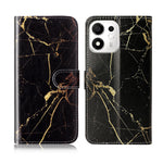 For Honor X7e Plus 5G / Honor 600 Smart 5G Stand Case Marmor Malet Folio Flip Læderpung Telefoncover