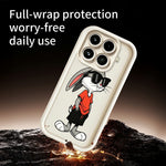 For Xiaomi 17T Pro TPU Case Cartoon Rabbit Pattern Rubberized Anti-Slip Phone Back Cover