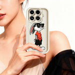 For Xiaomi 17T Pro TPU Case Cartoon Rabbit Pattern Rubberized Anti-Slip Phone Back Cover
