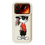 For Xiaomi 17 Pro TPU Case Cartoon Rabbit Pattern Rubberized Anti-Slip Phone Back Cover