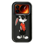 For Xiaomi 17 Pro TPU Case Cartoon Rabbit Pattern Rubberized Anti-Slip Phone Back Cover