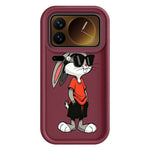 For Xiaomi 17 Pro TPU Case Cartoon Rabbit Pattern Rubberized Anti-Slip Phone Back Cover