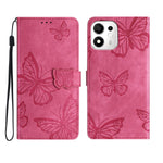 For Honor X7e Plus 5G / Honor 600 Smart 5G Case Butterfly Design Flip Wallet Leather Phone Cover Skin-Touch