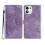 For Honor X7e Plus 5G / Honor 600 Smart 5G Case Butterfly Design Flip Wallet Leather Phone Cover Skin-Touch