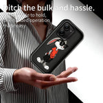 For Xiaomi Redmi 15C 4G (Global) (171mm)  /  Poco C85 4G (171mm) TPU Case Cartoon Rabbit Pattern Rubberized Anti-Slip Phone Back Cover