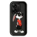 For Xiaomi Redmi 15C 4G (Global) (171mm)  /  Poco C85 4G (171mm) TPU Case Cartoon Rabbit Pattern Rubberized Anti-Slip Phone Back Cover