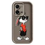 For Xiaomi Redmi 15C 4G (Global) (171mm)  /  Poco C85 4G (171mm) TPU Case Cartoon Rabbit Pattern Rubberized Anti-Slip Phone Back Cover