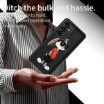 Samsung Galaxy S26+ TPU-skal med tecknad kaninmönster, gummierat halkfritt bakstycke
