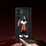Samsung Galaxy S26+ TPU-skal med tecknad kaninmönster, gummierat halkfritt bakstycke