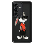 Samsung Galaxy S26+ TPU-skal med tecknad kaninmönster, gummierat halkfritt bakstycke