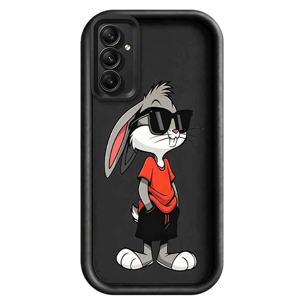 TPU-skal till Samsung Galaxy A18 5G / A18 4G / A17 5G / A17 4G tecknat kaninmönster gummerat halkfritt bakstycke