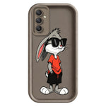 TPU-skal till Samsung Galaxy A18 5G / A18 4G / A17 5G / A17 4G tecknat kaninmönster gummerat halkfritt bakstycke